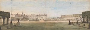 Vue du jardin et de la maison à Upper Winchendon, Buckinghamshire