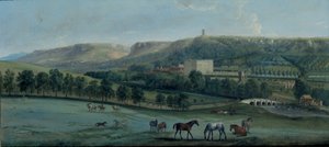 Vue de Chatsworth depuis le sud-ouest - Peter Tillemans