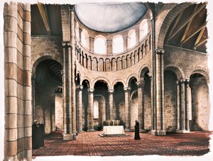 Abbaye de Battle, XIIe siècle, vers 1990-2010 - Peter Urmston