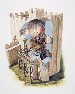Château de Peveril, 12ème siècle, vers 1990-2010 - Peter Urmston