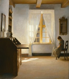 Fille lisant, 1901 - Peter Vilhelm Ilsted