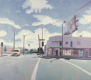AA Liquor Store, Los Angeles, 2001 (huile sur toile)