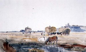 Un Champ de Foin à Lincoln - Peter de Wint