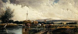 Un village près de Dorking - Peter de Wint