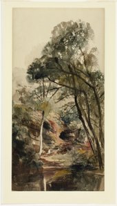 Paysage fluvial boisé - Peter de Wint