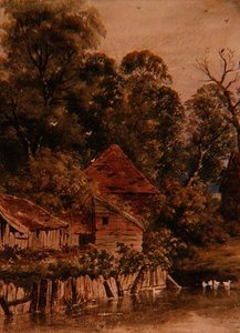 Un vieux cottage - Peter de Wint