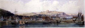 Douvres depuis le ferry - Peter de Wint