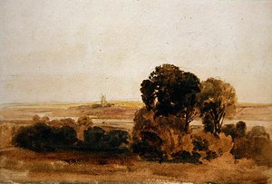 Sur la rivière Trent - Peter de Wint