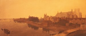 Abbaye de Westminster et Hall et anciennes maisons du Parlement - Peter de Wint
