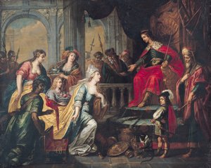 La Reine de Saba devant Salomon