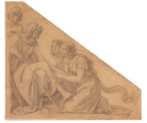Eos und Tithonos vor Zeus - Peter von Cornelius