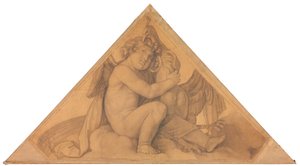 Eros mit dem Pfau - Peter von Cornelius