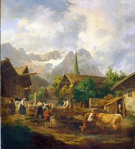 Matin à Partenkirchen - Peter von Hess