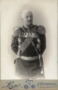 Général Konstantin Pavlovich Prezhbyano 1840-1905, 1898 - Petersburg . Photo studio Alfred Lorens
