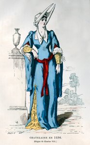 Dame du manoir du temps de Charles VIII de France, 1498 1882-1884 - Petit