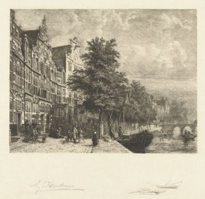 Vue sur le Herengracht - Petrus Johannes Arendzen