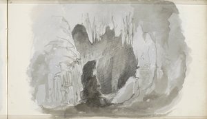 Grotte stalactite - Petrus Johannes Schotel