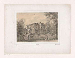 Vue sur la propriété de Voorzorg - Petrus Josephus Lutgers