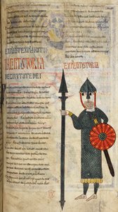 Un soldat wisigoth vêtu d