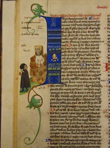 Le bûcher de John Hus De la Bible de Martinitz - Petrus de Mladoniovicz,