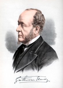 Gathorne Hardy, 1er comte de Cranbrook, homme politique conservateur britannique, vers 1890