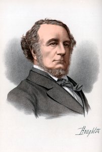 Richard Monckton Milnes, 1er Baron Houghton, poète et homme politique anglais, c. 1890