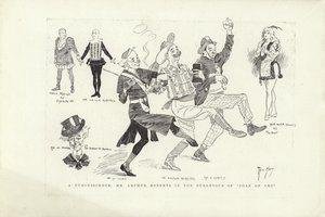 Un souvenir, M. Arthur Roberts dans la burlesque de Jeanne d