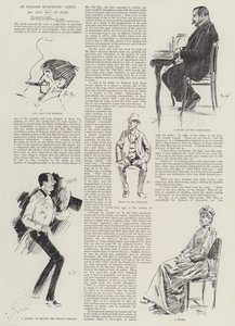 Un artiste humoristique anglais, M. Phil May chez lui