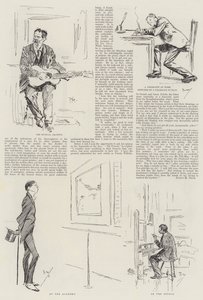 Un artiste humoristique anglais, M. Phil May chez lui - Phil May