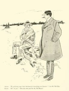 Caricature de Phil May, des années 1890 - Phil May