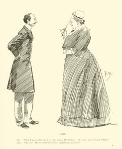 Caricature de Phil May, des années 1890