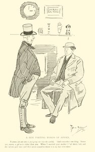 Caricature de Phil May, des années 1890 - Phil May