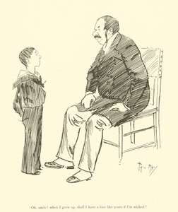 Caricature de Phil May, des années 1890 - Phil May