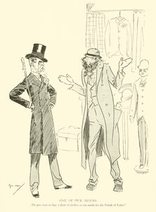 Caricature de Phil May, des années 1890 - Phil May
