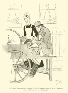 Caricature de Phil May, des années 1890 - Phil May