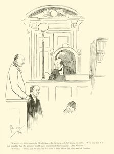 Caricature de Phil May, des années 1890