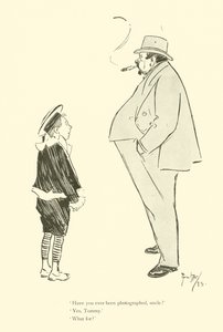 Caricature de Phil May, des années 1890 - Phil May