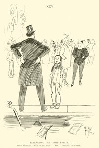 Caricature de Phil May, des années 1890 - Phil May