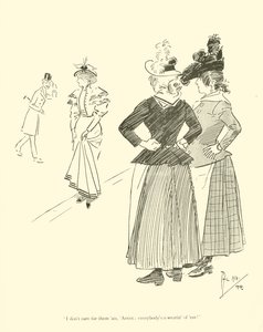 Caricature de Phil May, des années 1890 - Phil May