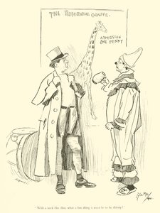 Caricature de Phil May, des années 1890 - Phil May