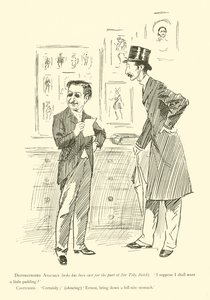 Caricature de Phil May, des années 1890 - Phil May
