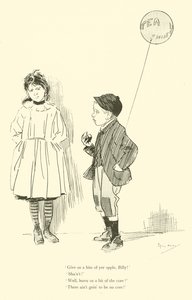 Caricature de Phil May, des années 1890 - Phil May
