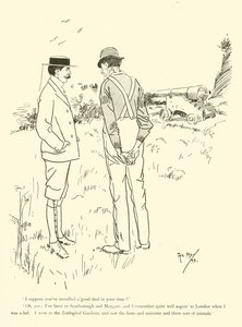 Dessin humoristique des années 1890 - Phil May