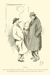 Caricature de Phil May, des années 1890 - Phil May