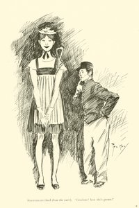 Caricature de Phil May, des années 1890