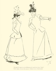 Caricature de Phil May, des années 1890 - Phil May