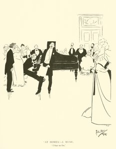 Caricature de Phil May, des années 1890