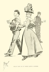 Caricature de Phil May, des années 1890 - Phil May