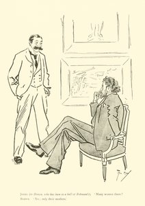 Caricature de Phil May, des années 1890