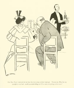 Caricature de Phil May, des années 1890